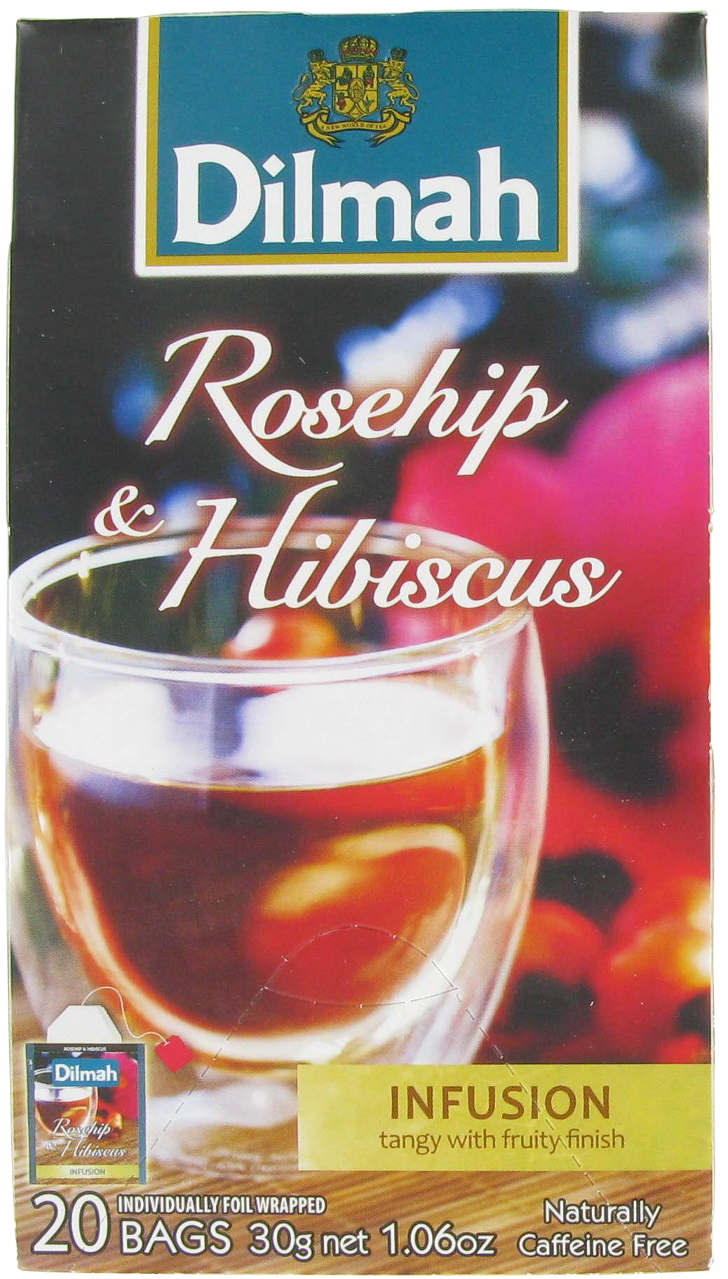 Dilmah Pure Rosehip & Hibiscus Flowers Tea 30g