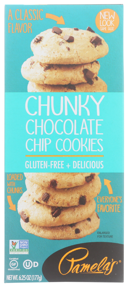 Pamela's S Chunky Chocolate Chip Cookies 6.25 Oz