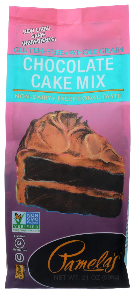 Pamela's Products Chocolate Cake Mix Gluten Free ( 6x21 Oz)