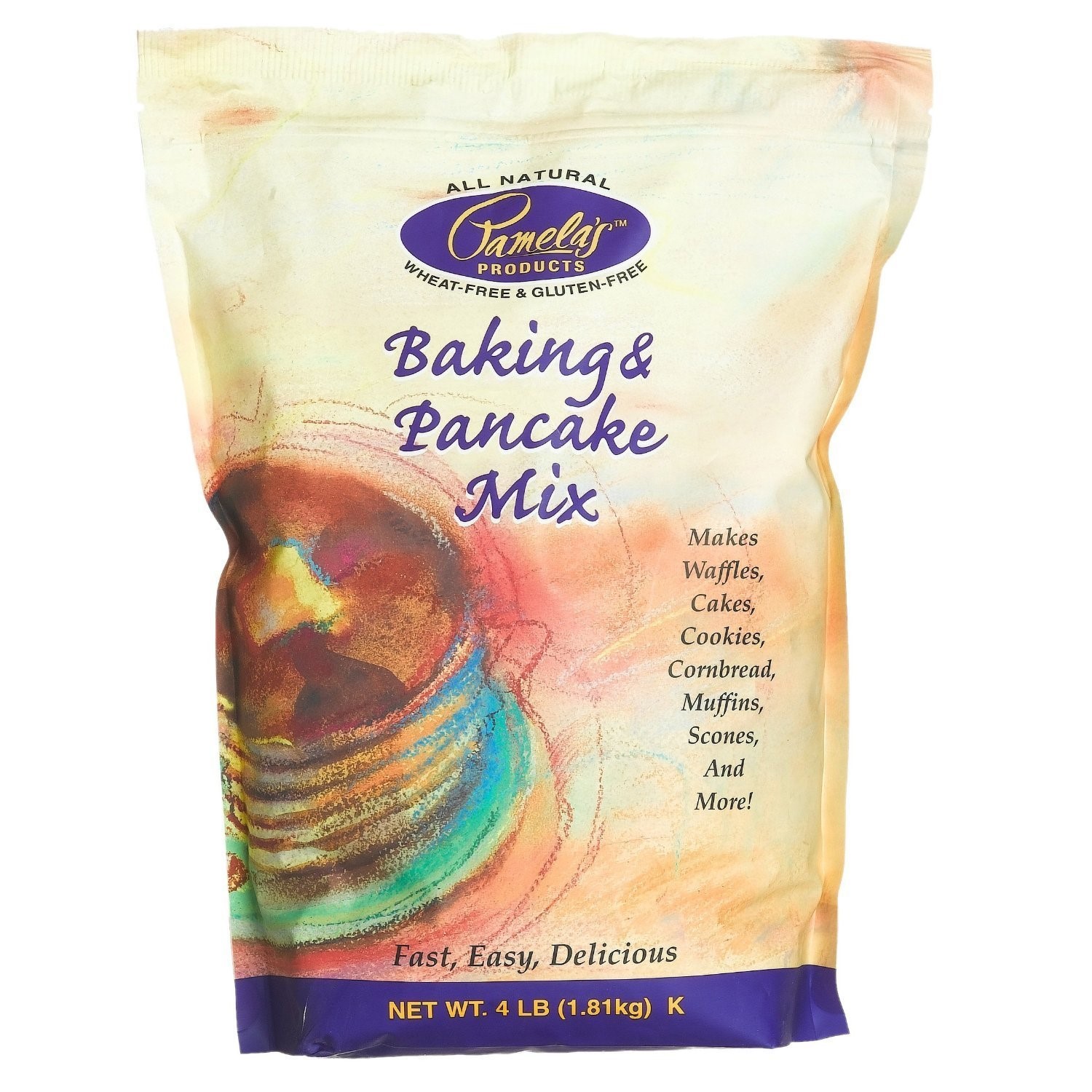 Pamela's Products - Baking And Pancake Mix - Case Of 3 - 4 Lb