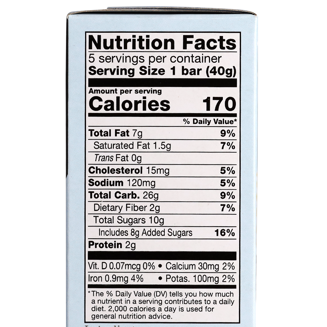 Pamela's Products Oat Whenever Bars Blueberry Lemon Case Of 6 1.41 Oz