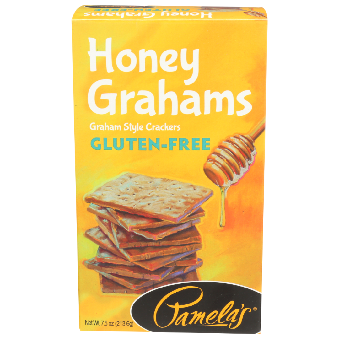 Pamela's Graham Style Gluten Free Honey Grahams Crackers 7.5 Oz