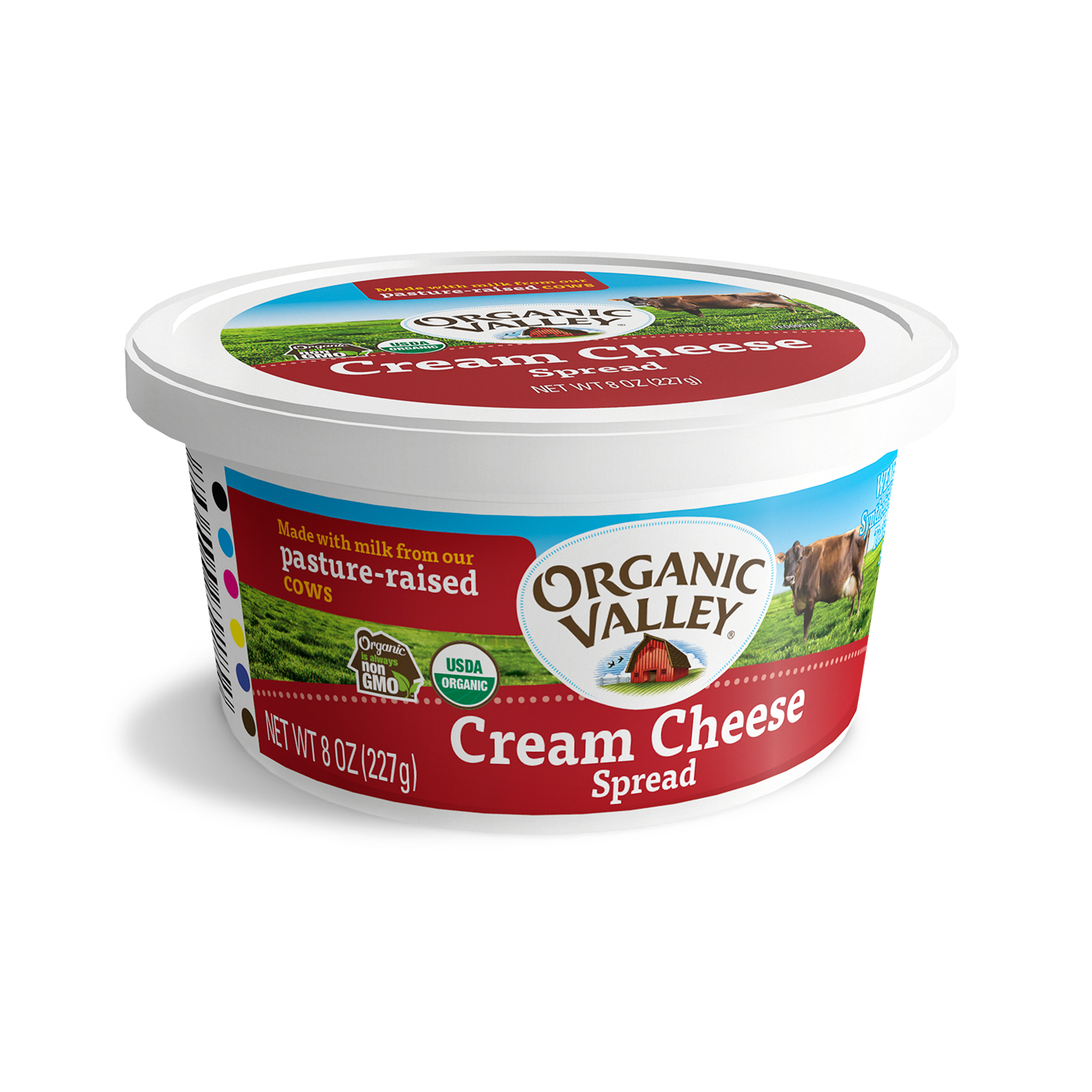 Organic Valley Cream Cheese Spread 8 Oz. Tub