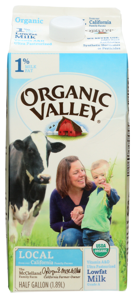 Organic Valley 1% Low Fat Milk - 64oz