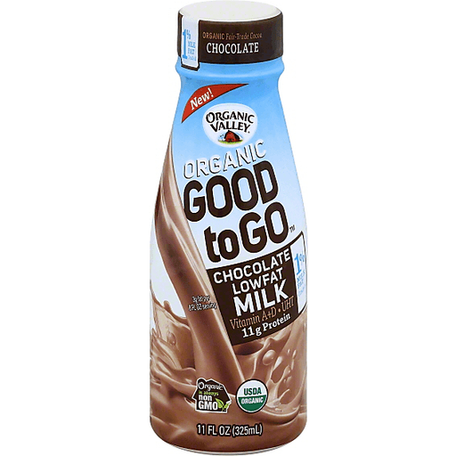 Organic Valley Good To Go Chocolate Low Fat Milk 11.00 Fl Oz