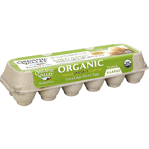 Organic Valley Extra-Large Brown Eggs Grade A