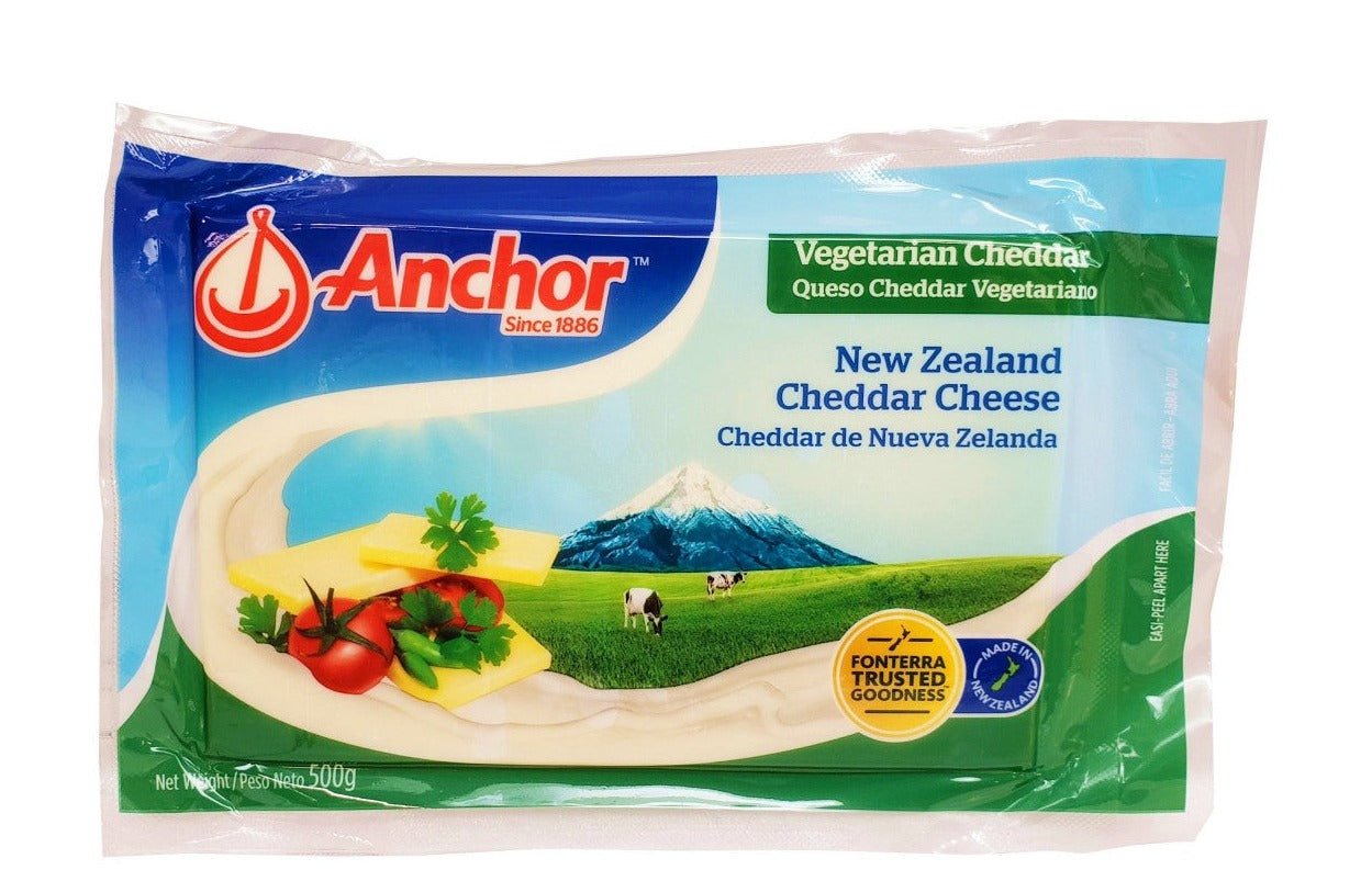 brands Anchor Cheddar Cheese Vegetarian 500g