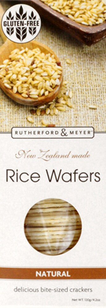 Rutherford & Meyer Gluten Free Natural Rice Wafers