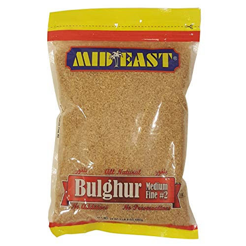 Mid-East Bulgur Fine 2 24 Oz , All Natural, No Preservatives, No Additives