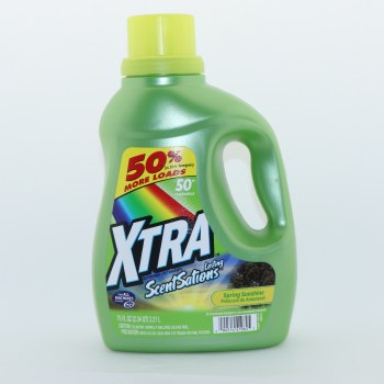 Xtra Liquid Laundry Detergent, Spring Sunshine, 75oz