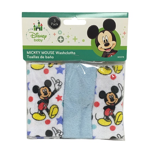Disney Mickey Washcloths