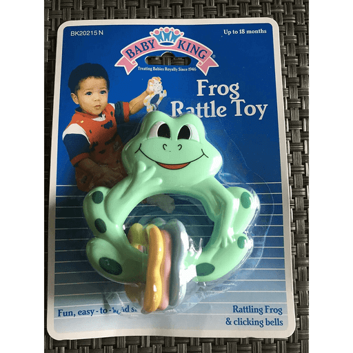 Baby King Frog Rattle