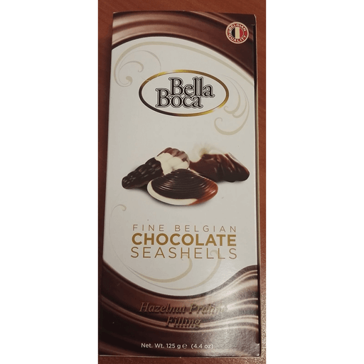 Bella Boca Bgian Choc Sea Shells Box250g