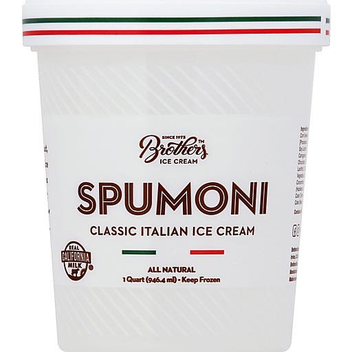 Brothers Ice Cream, Classic Italian, Spumoni 1 Qt