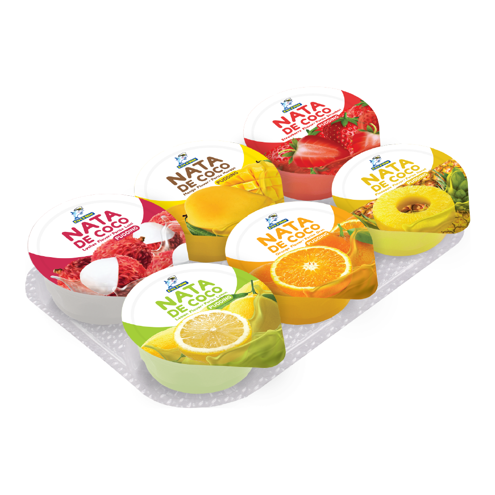 Captain Dolphin Pudding With Nata De Coco 510G