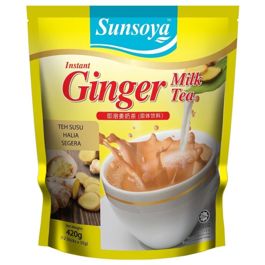 Sunsoya 3 In 1 Ginger Milk Tea 12s X 35g