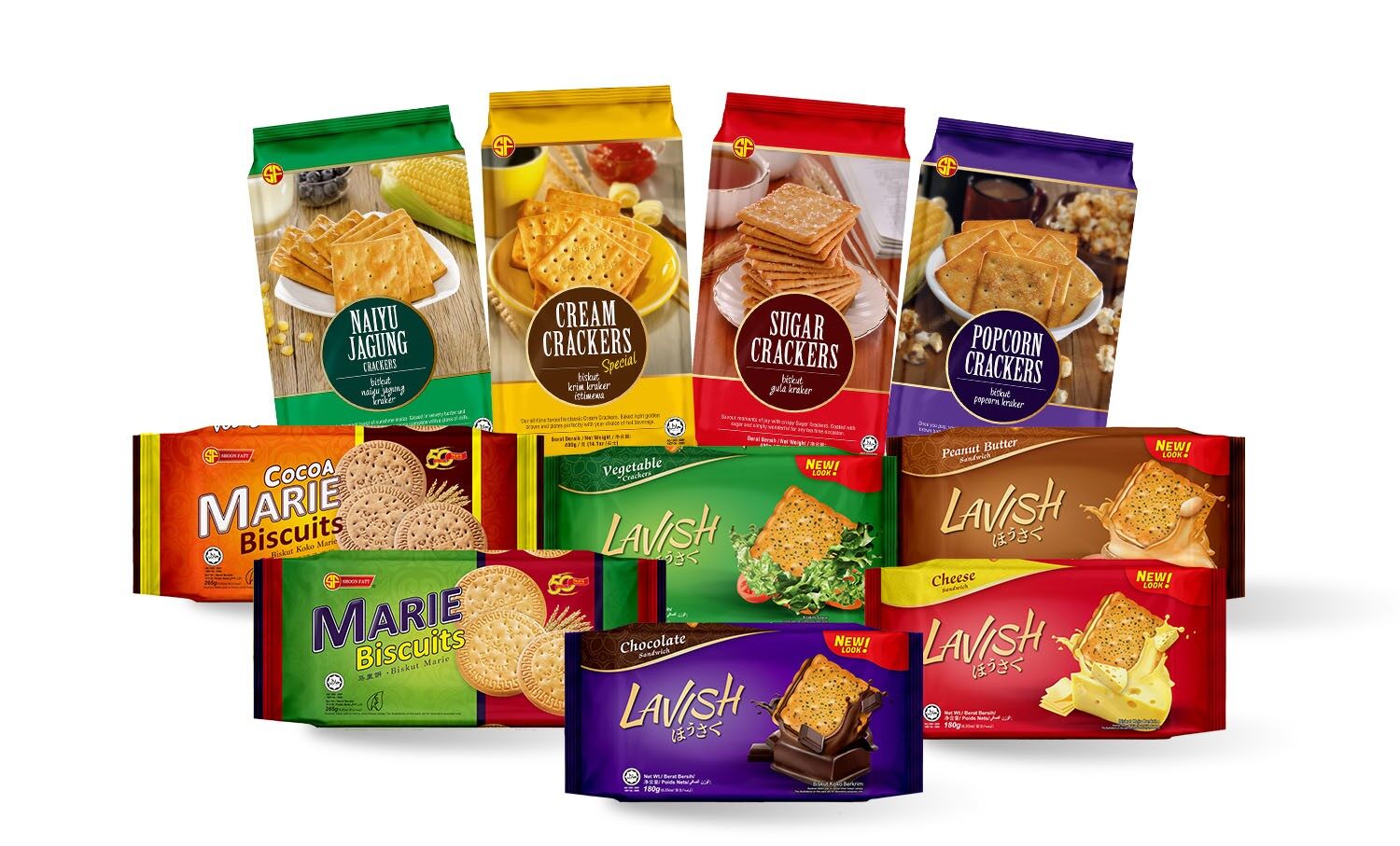 Shoon Fatt Cream Crackers 136g
