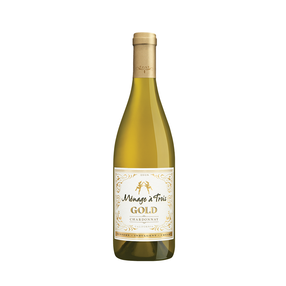 Menage a trois Gold Chardonnay California White Wine